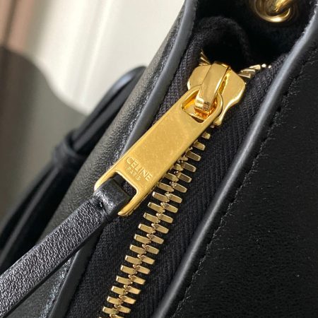 Celine Little Luggage In Supple Shiny Lambskin - Image 6