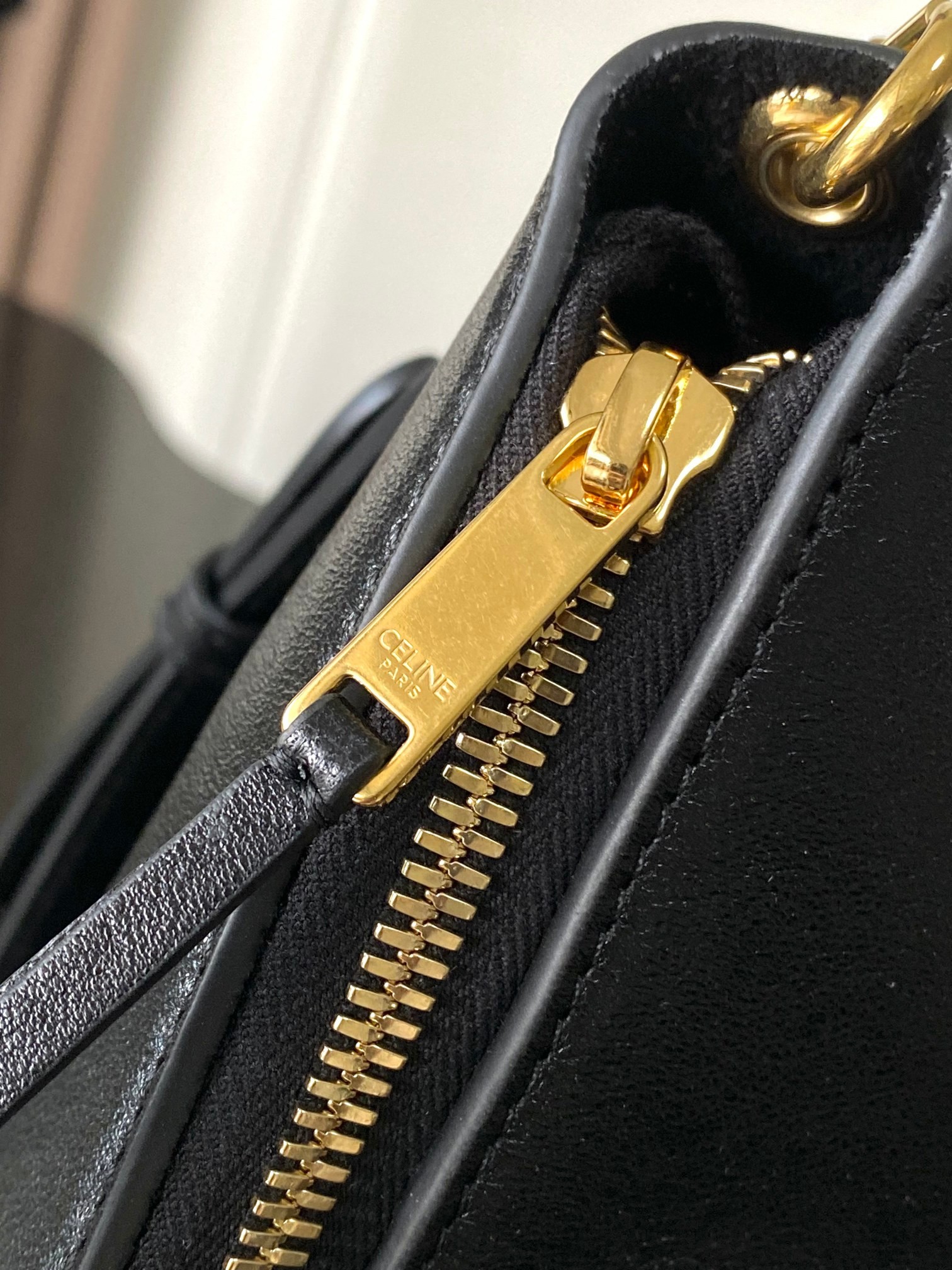 Celine Little Luggage In Supple Shiny Lambskin - Image 6