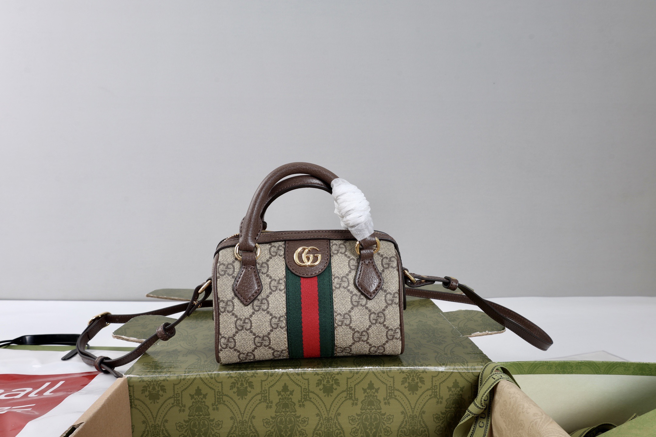 Gucci Ophidia Mini Boston Bag - Image 1