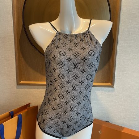 LV One-Piece Swimsuit Swimwear - Image 1