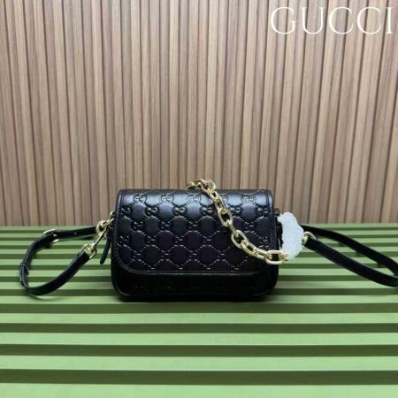 Gucci Embossed Arabella Flap Bag