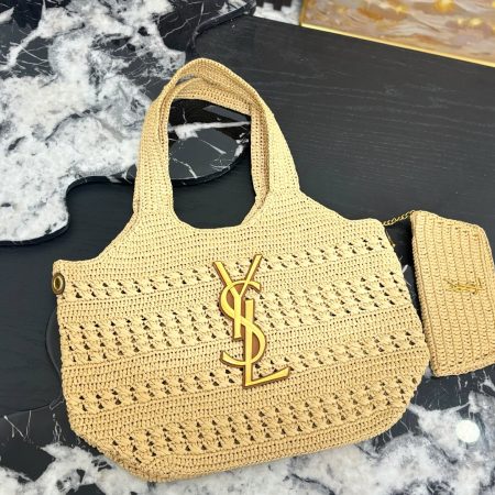 YSL Straw Bag - Image 1