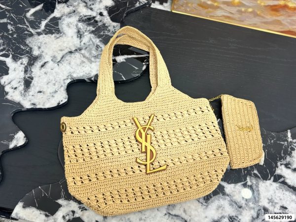 YSL Straw Bag