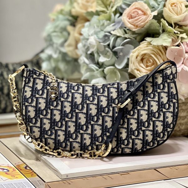 Dior CD Lounge Half Moon Shoulder Bag