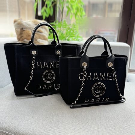 Chanel Pearl Deauville Tote bag - Image 3