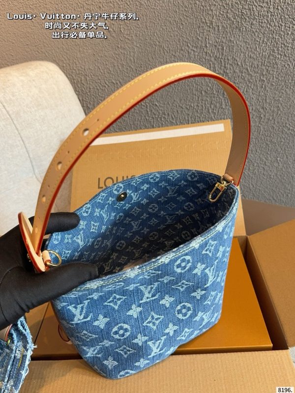LV All In BB Monogram Denim Bag