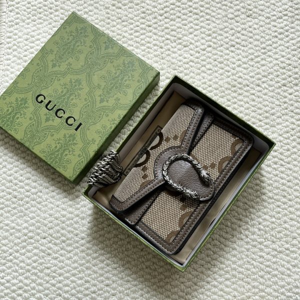 Gucci Dionysus Jumbo GG Super Mini Bag
