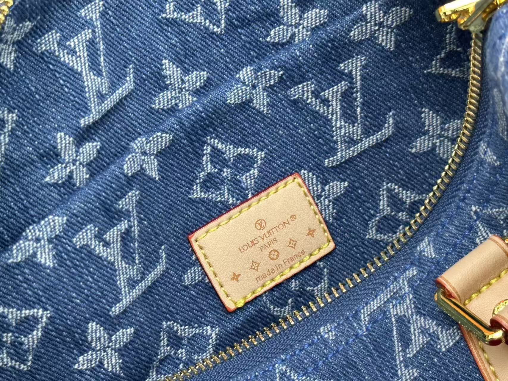 LV Speedy Bandoulière 30 Denim - Image 9