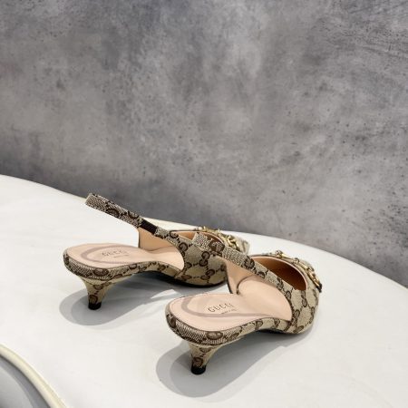 Gucci Women Slingback Pump with Horsebit - Image 6