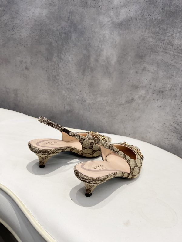 Gucci Women Slingback Pump with Horsebit