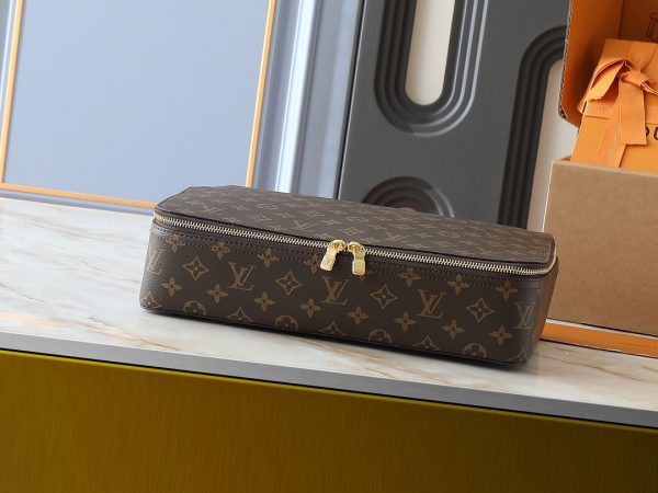 LV Monogram Storage Case Makeup Bag