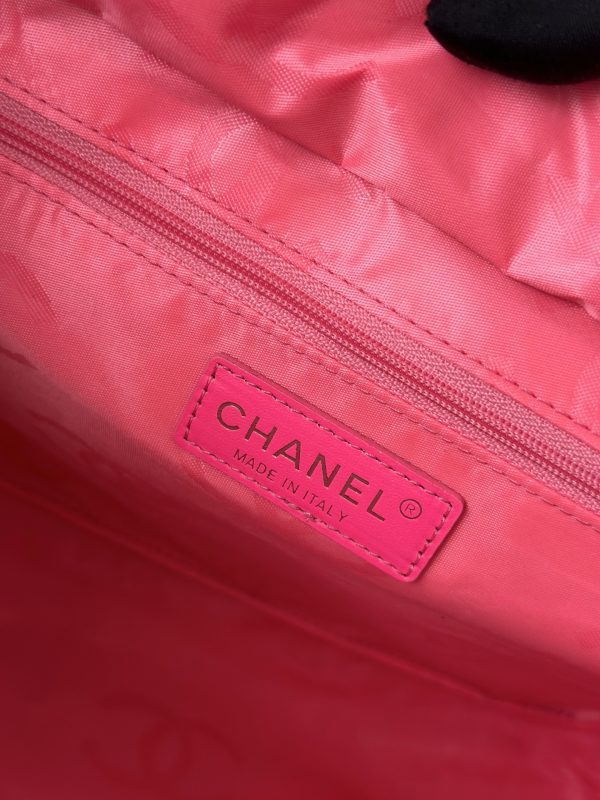Chanel Vintage Black Cambon Ohanel Tote Bag