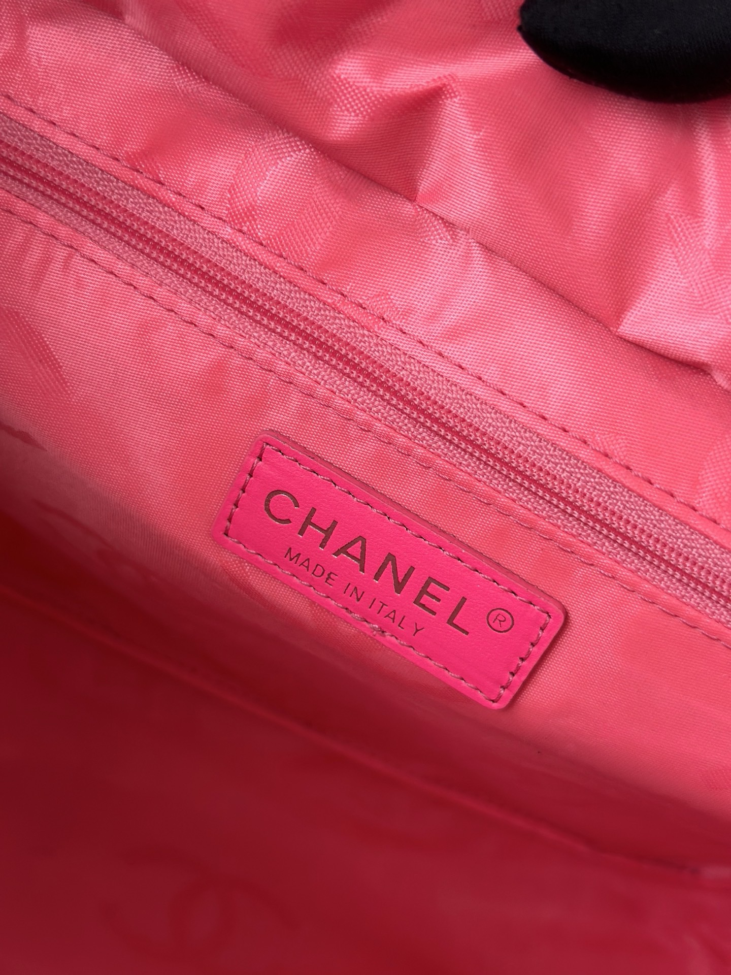 Chanel Vintage Black Cambon Ohanel Tote Bag - Image 9