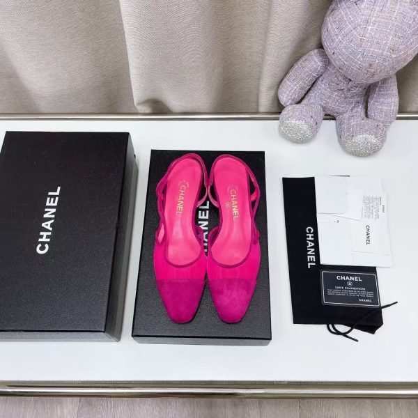 Chanel Slingbacks Pink Fuschia
