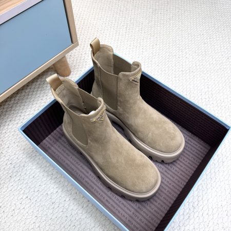 Prada Platform Ankle Boots - Image 3