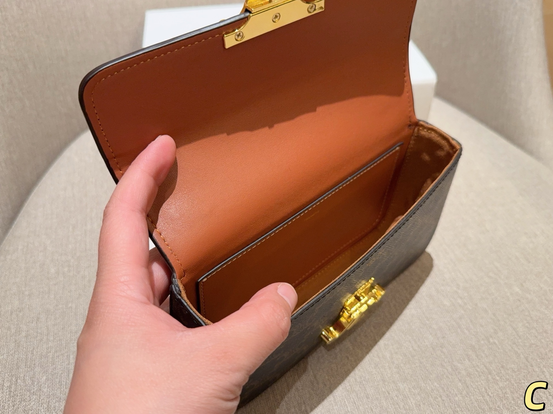 Celine Claude Shoulder Bag - Image 10