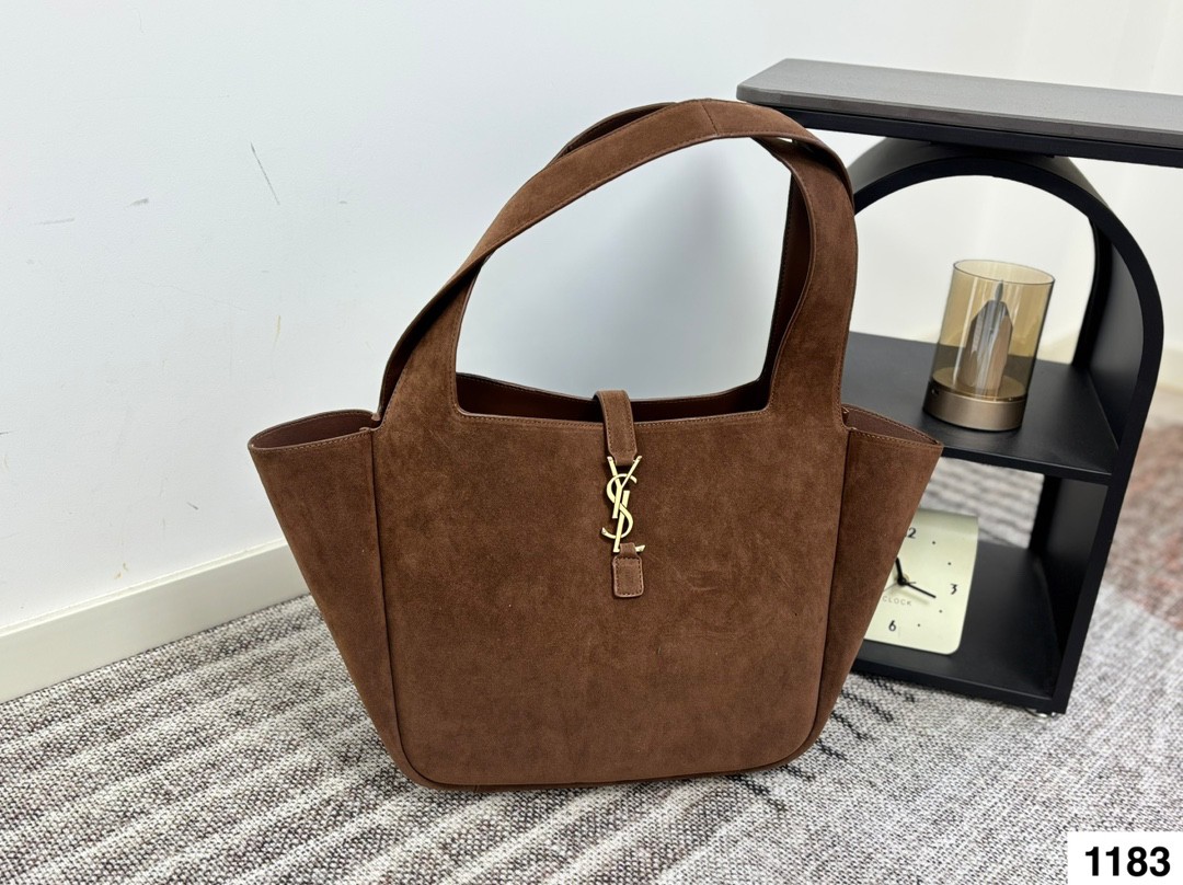 YSl Le 5 A 7 Bea suede tote bag - Image 3