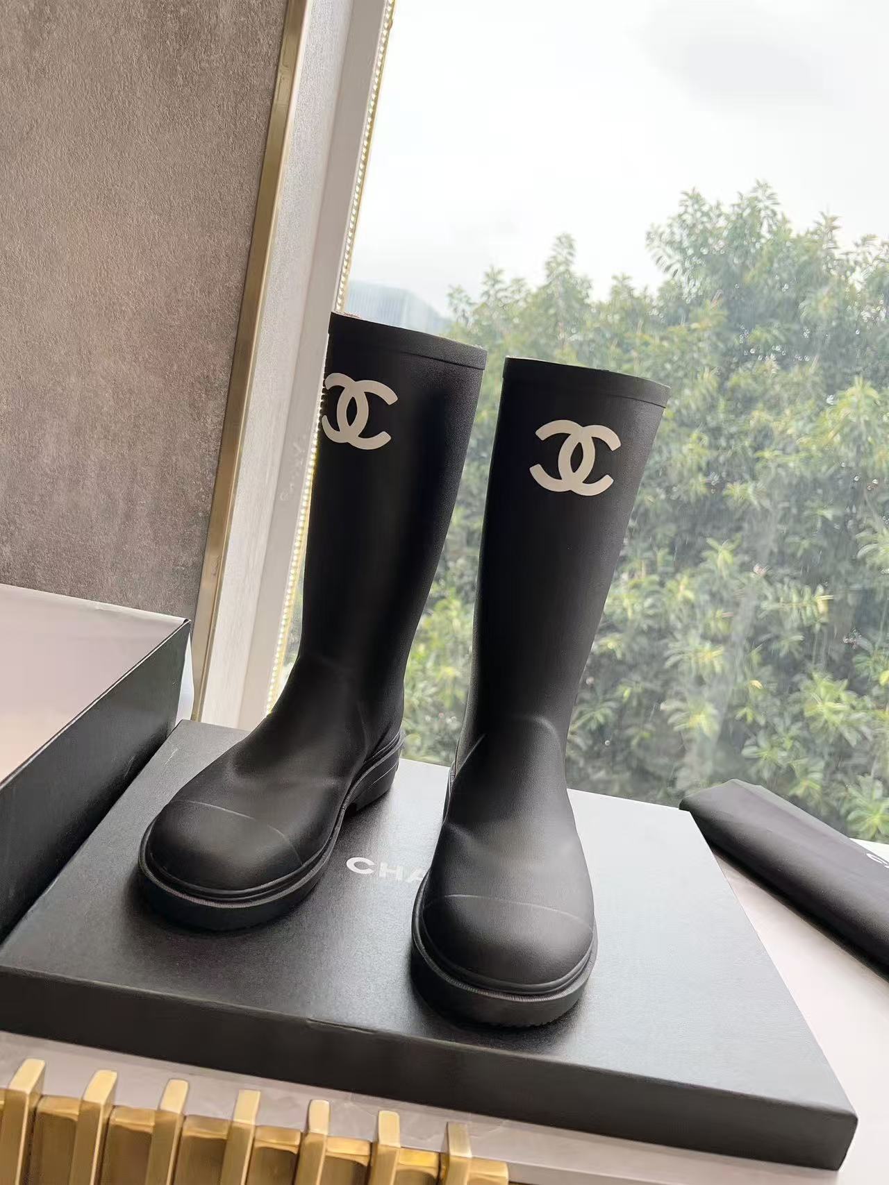 Chanel Rain Boots - Image 1