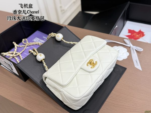 Chanel Pearl Large Mini Quilto Bag