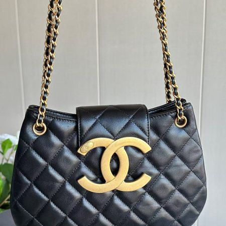 Chanel 24C Big Logo Hobo Bag - Image 3
