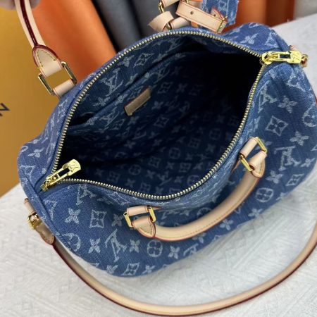 LV Speedy Bandoulière 30 Denim - Image 8