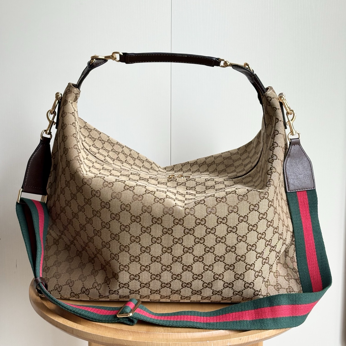 Gucci GG Canvas Brera Crossbody Bag - Image 9