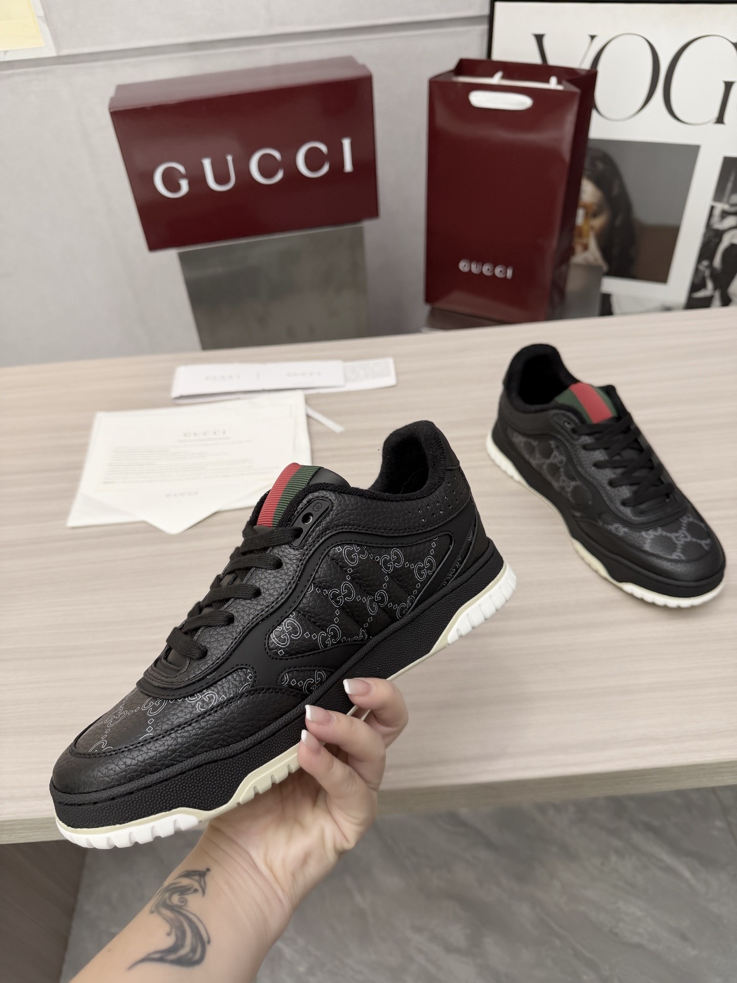 Gucci Re-web Sneakers - Image 8