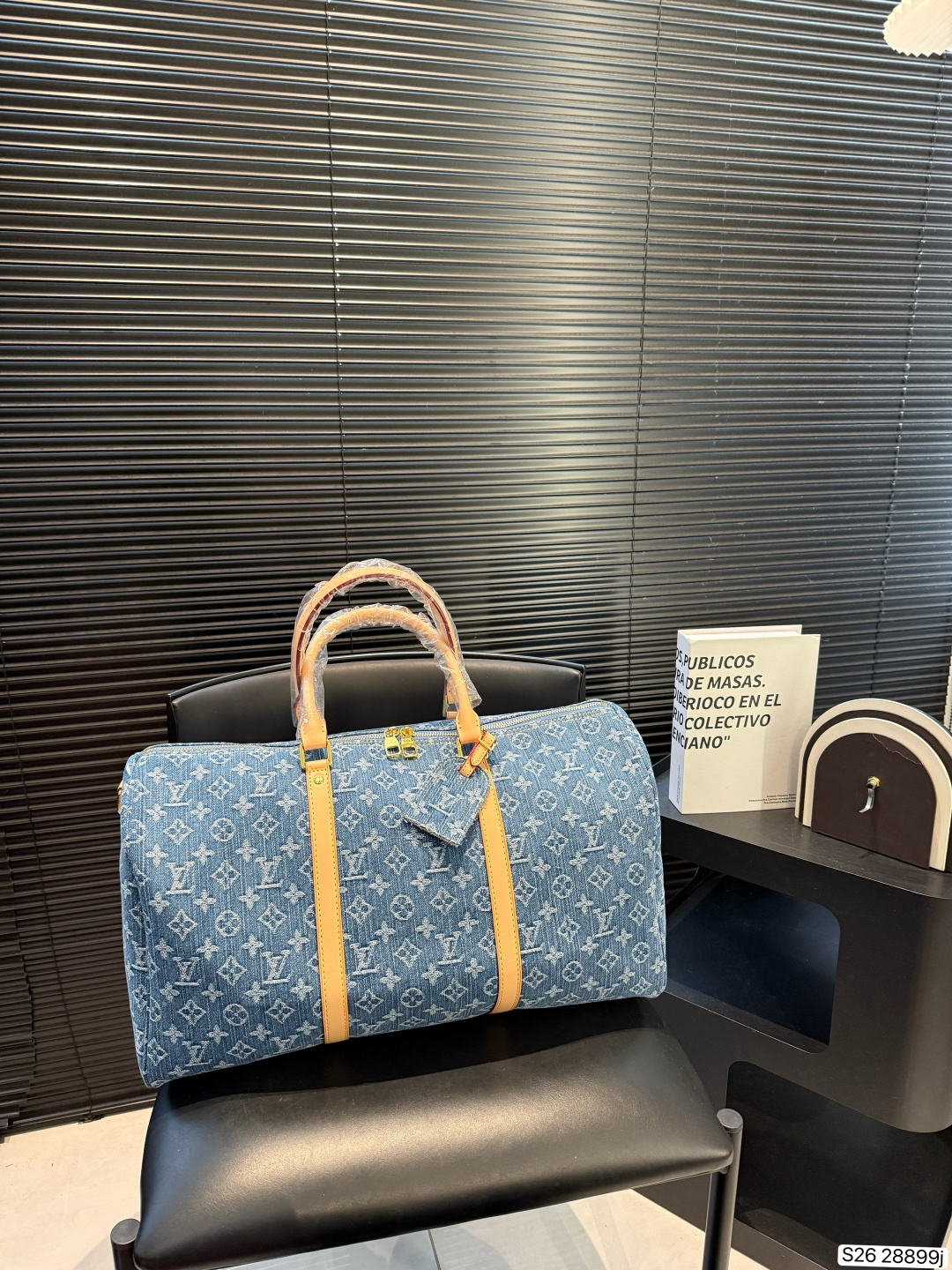 LV Keepall 45 Denim Travel Bag - Image 3