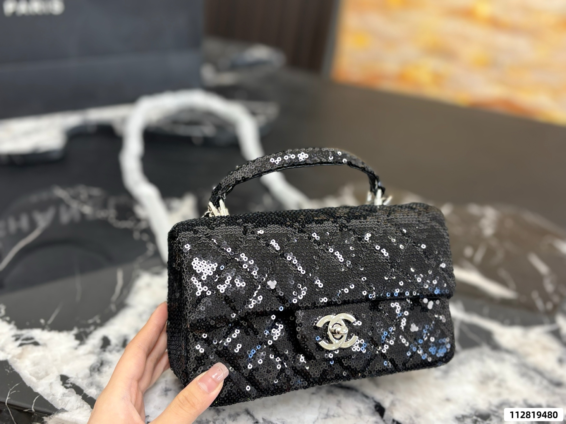Chanel 23s Mini CF Handle Bag - Image 7