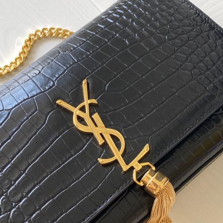 YSL Kate 24cm Crocodile Pattern Bag - Top Quality - Image 13
