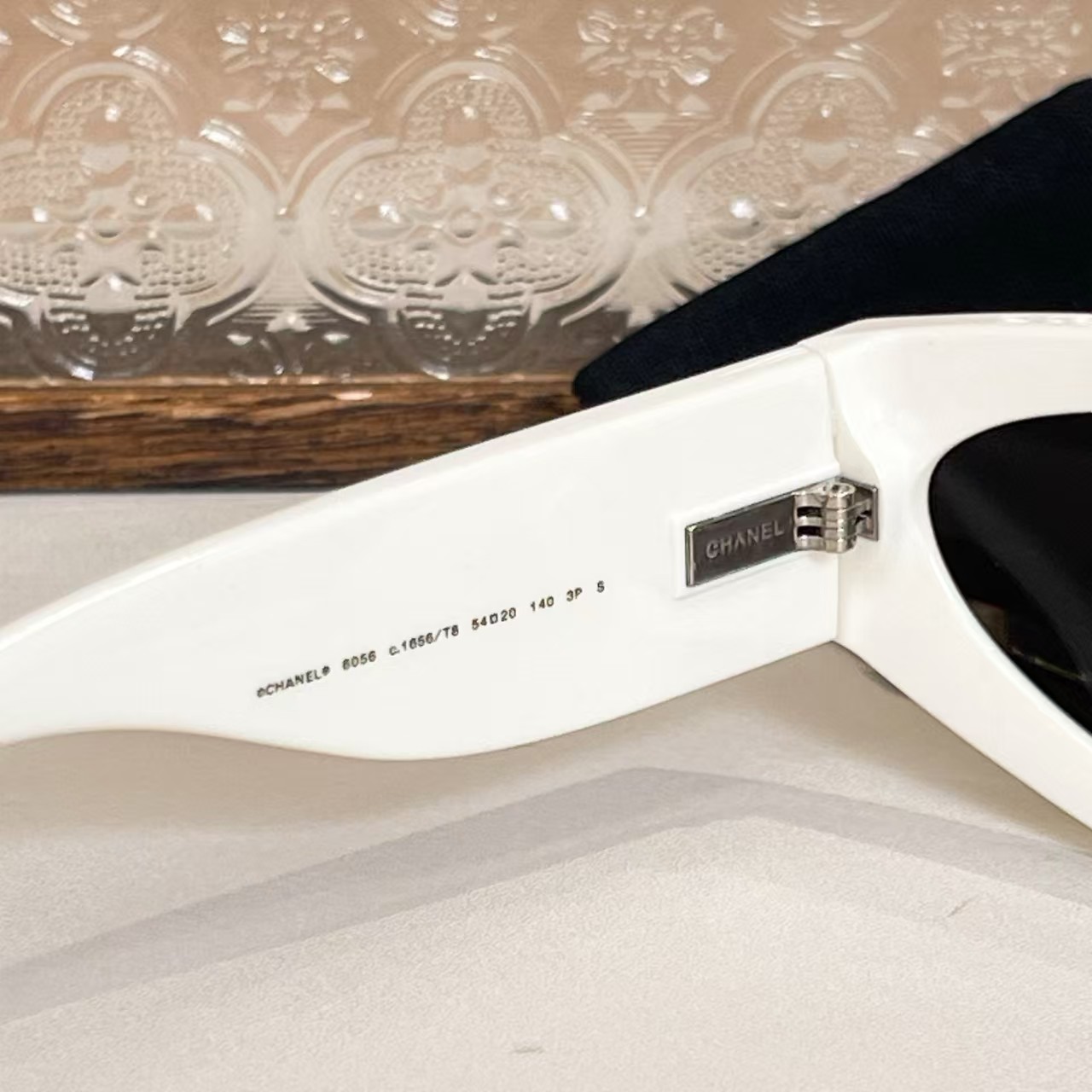 Chanel Sunglasses CH6056 - Black & White Polarized - Image 5