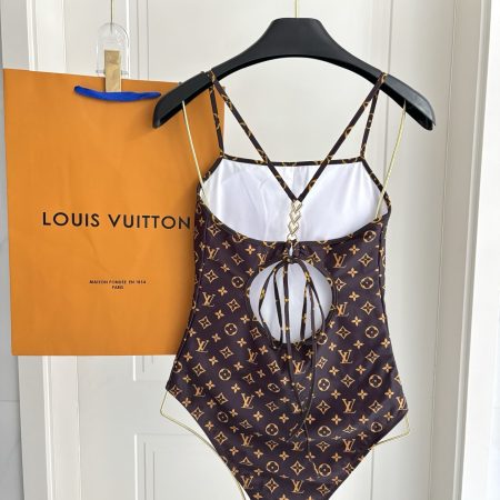 LV One-Piece Swimsuit Swimwear - Image 4