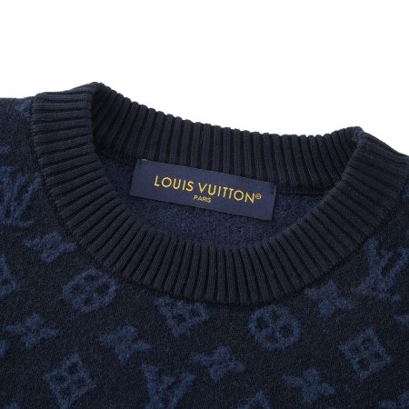 LV Graphic Jacquard Short-Sleeved Crewneck - Men - Ready-to-wear - Image 5