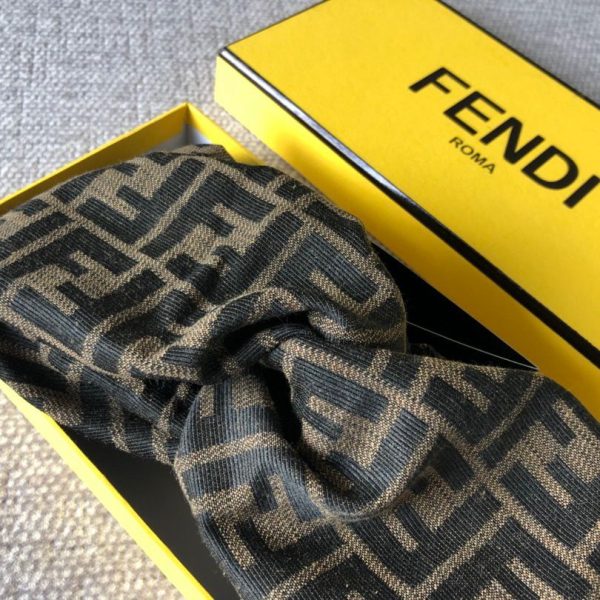 Fendi denim headband