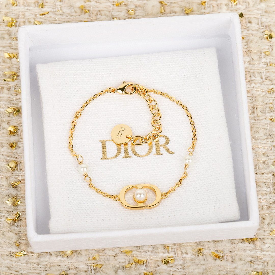 Dior CD Pearl Bracelet - Image 1