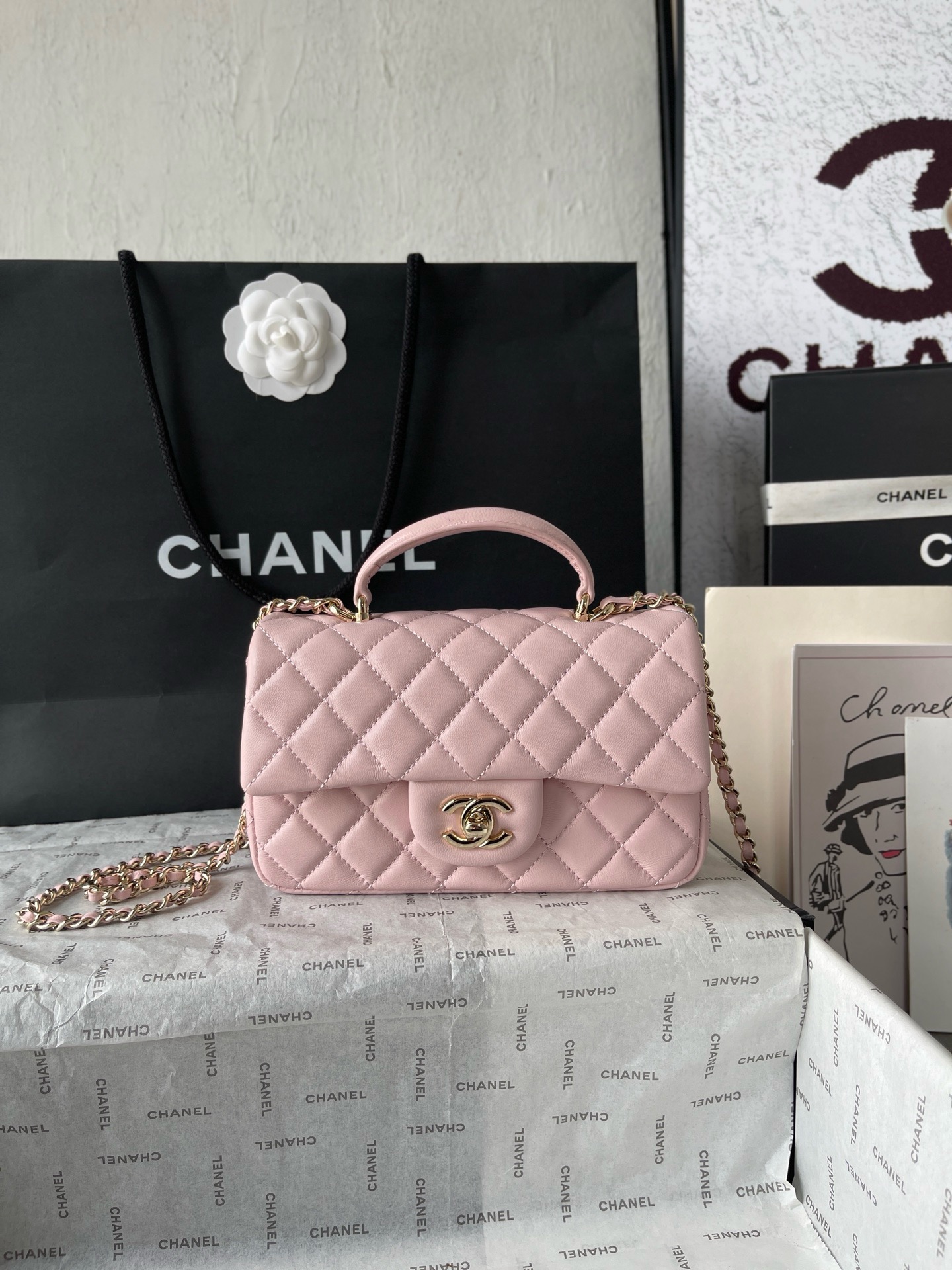 Chanel CF Handbag - Image 17