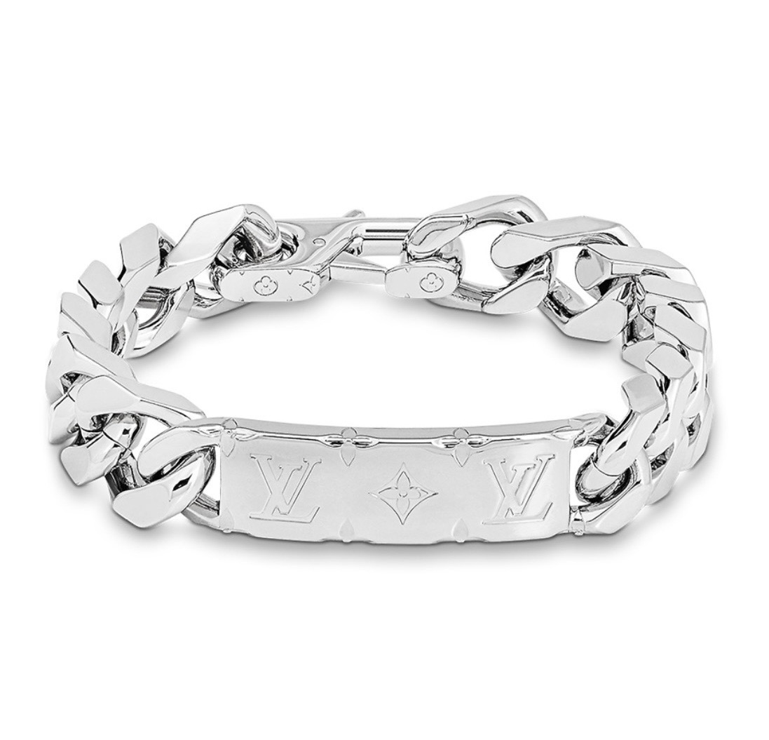 LV Monogram Chain Bracelet S00 - Image 1