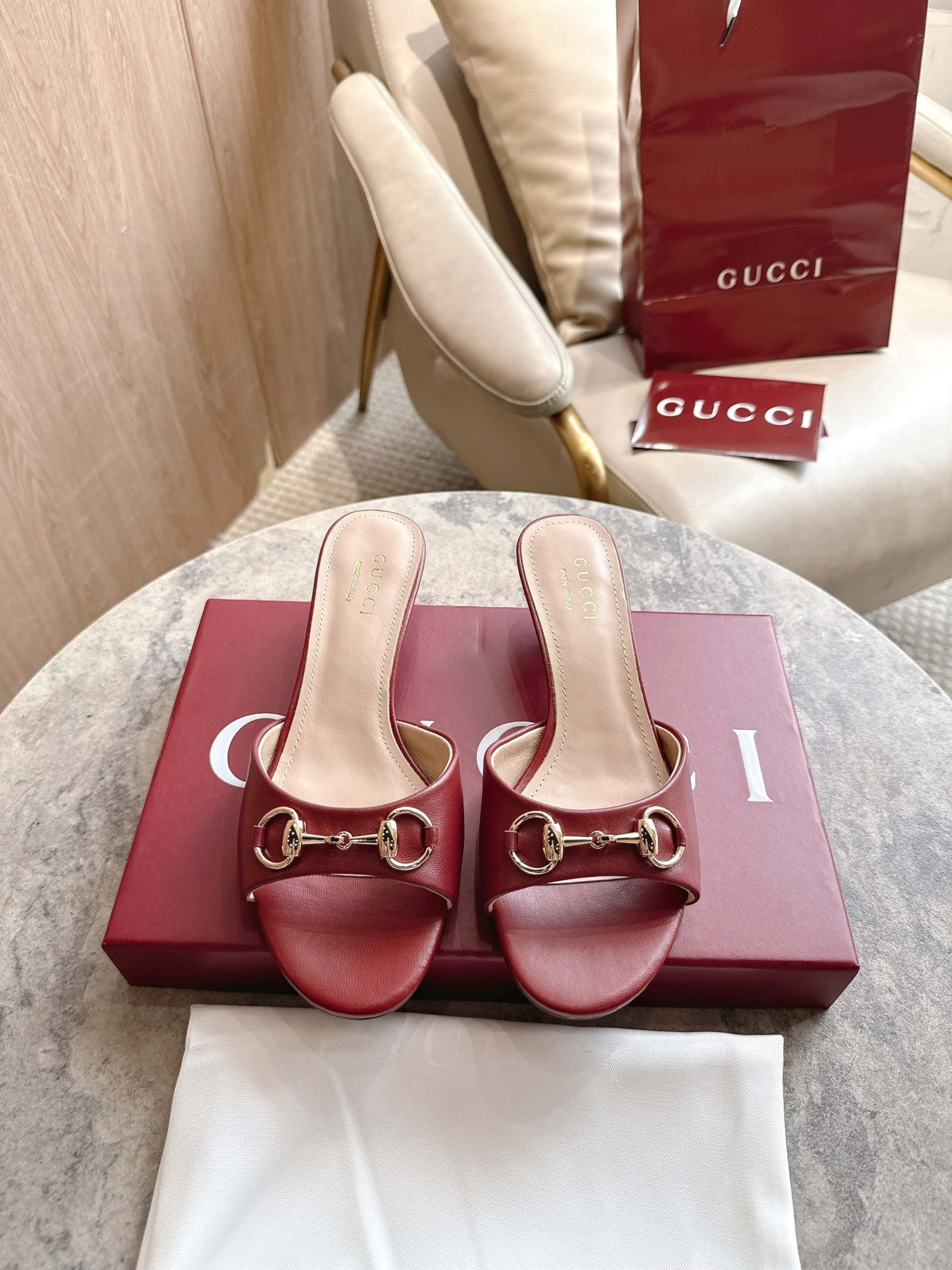 Gucci Slide Sandal With Horsebit - Image 5