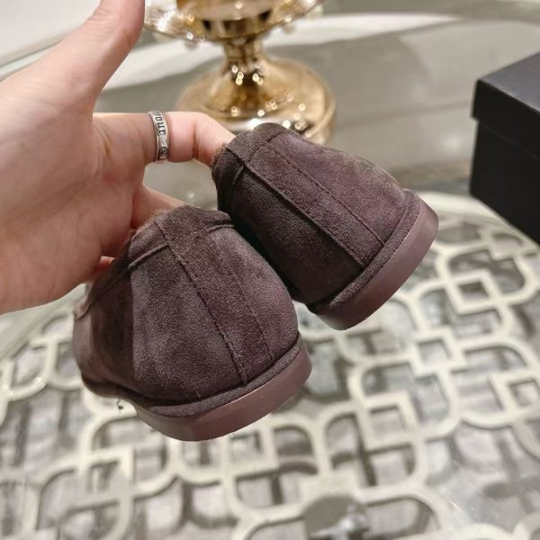 Chanel Loafers in Brown Suede