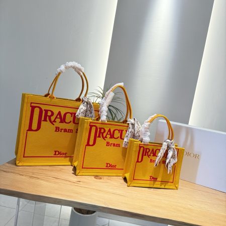 Dior Embroidered Tote Bag - Image 2