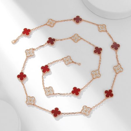 Van Cleef&Arpels VCA Vintage Alhambra long necklace, 20 motifs - Image 3