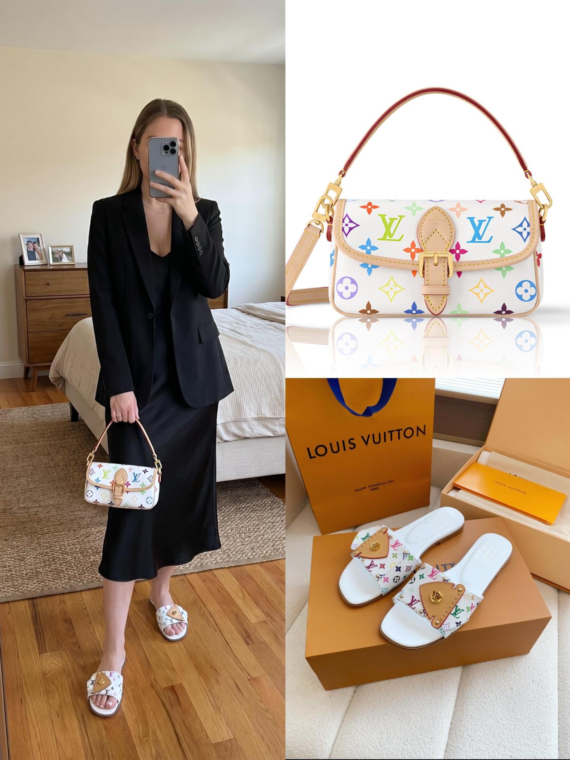 LV Shoes & Bag Set - Image 1