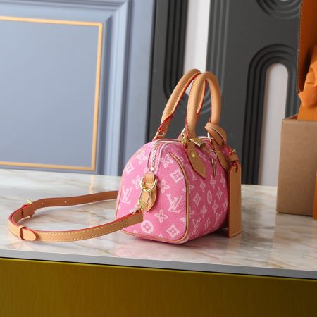 LV Speedy Bandoulière 20 Monogram Anniversary Canvas Bag - Image 8