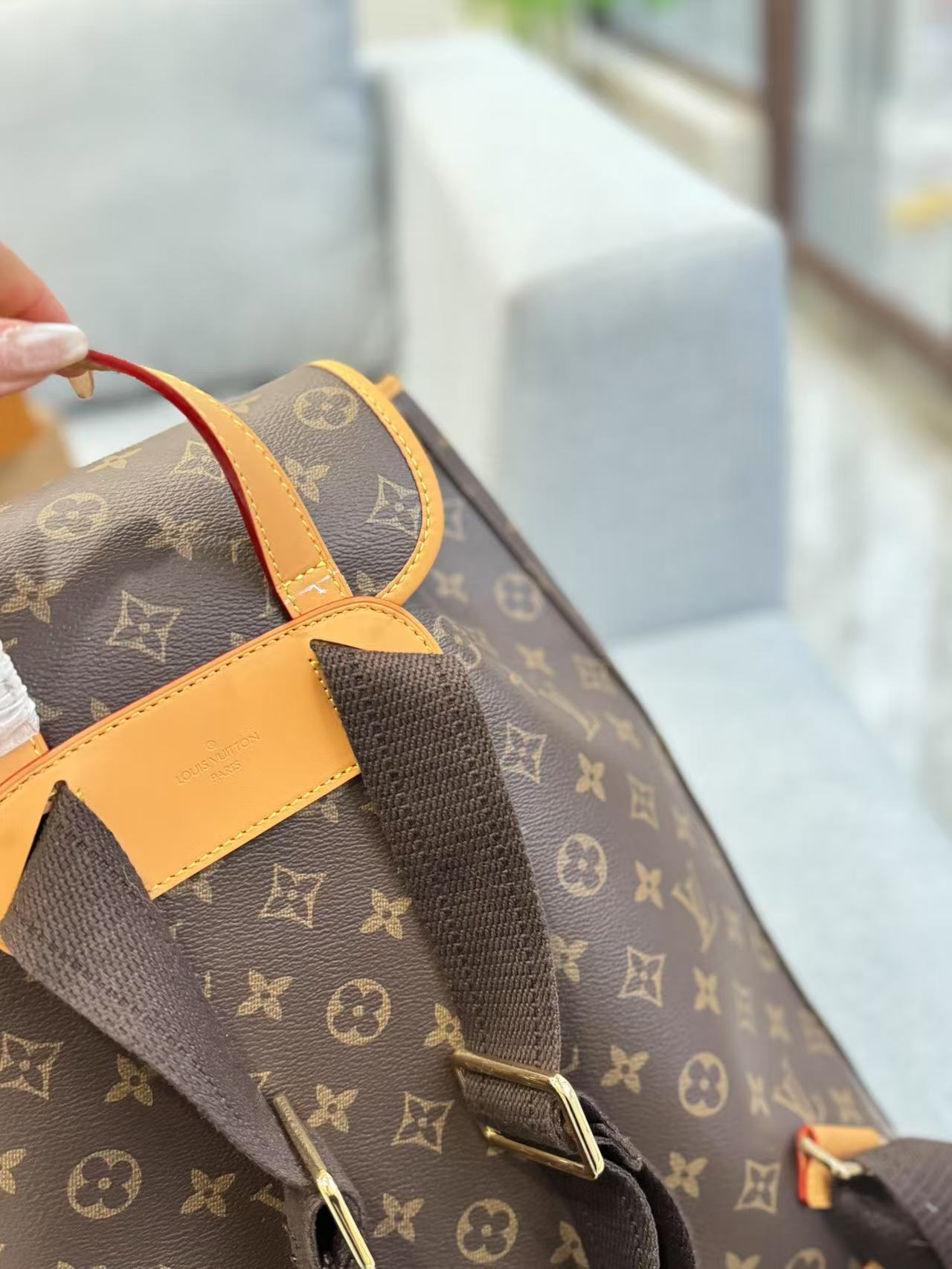 LV Bosphore Monogram Canvas Backpack - Image 7