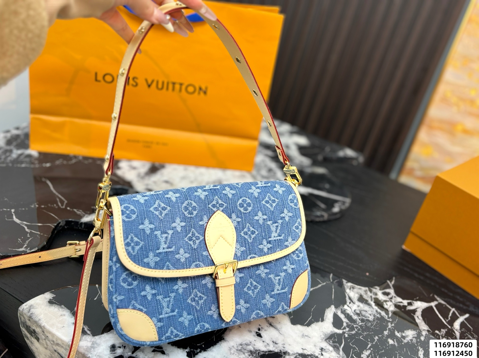 LV Diane Monogram Denim Bag - Image 2