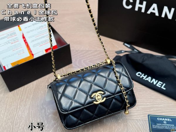 CHANEL Calfskin Quilted Mini Perfect Fit Flap Black
