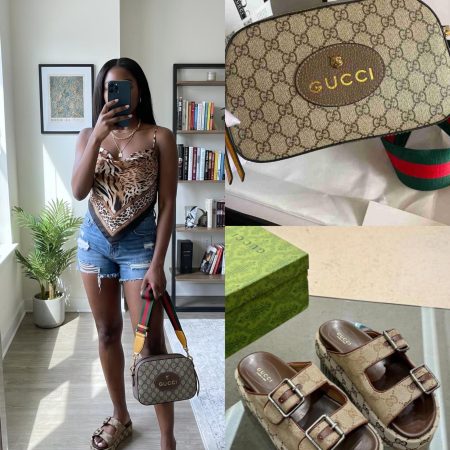 Gucci Shoes & Bag Set