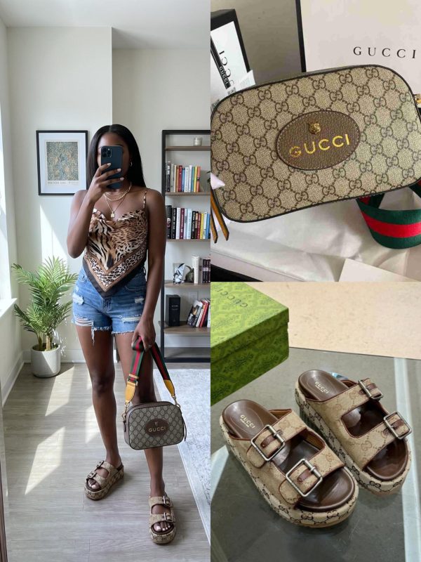 Gucci Shoes & Bag Set