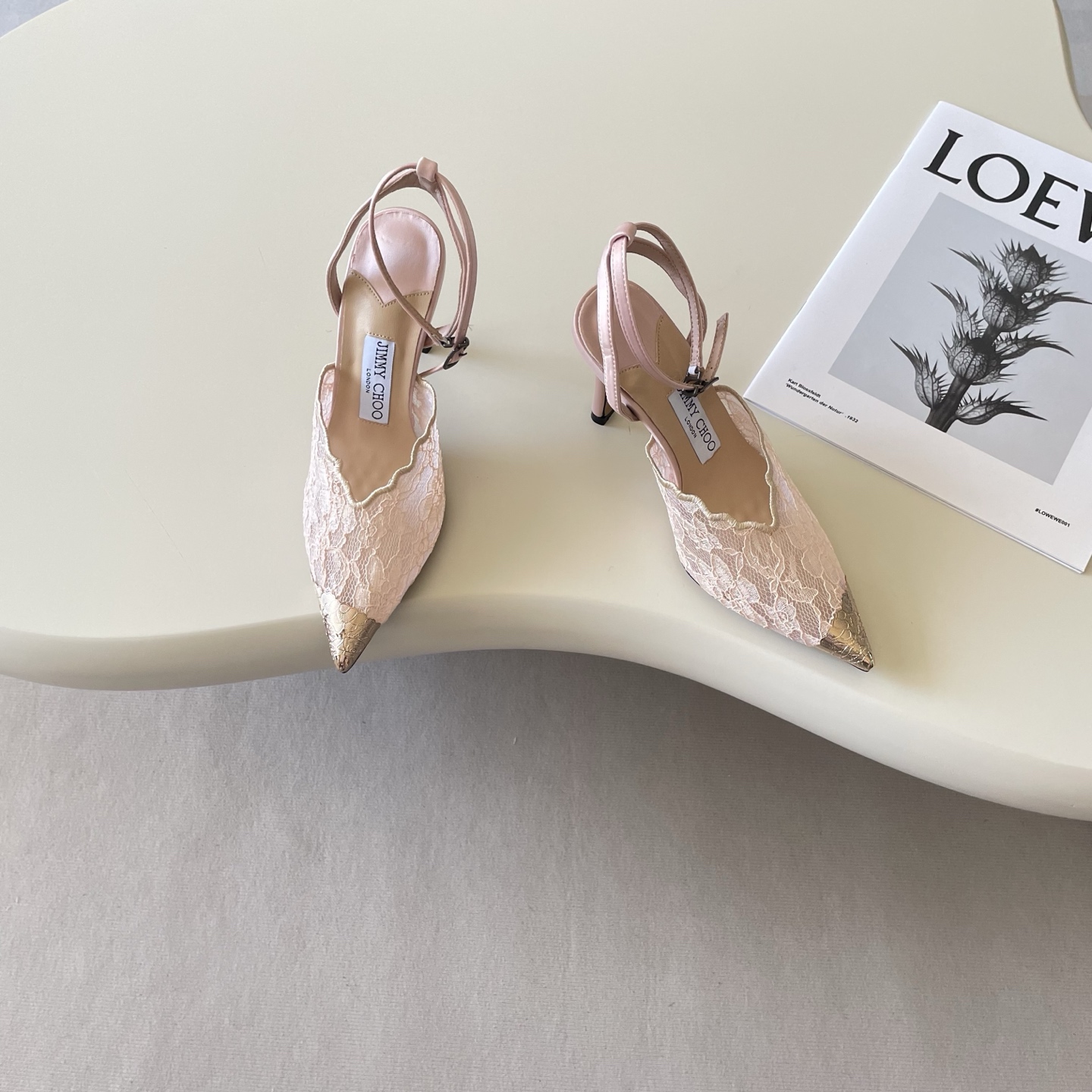 Jimmy Choo Faiz 100 Lace-Up High Heels| - Image 13
