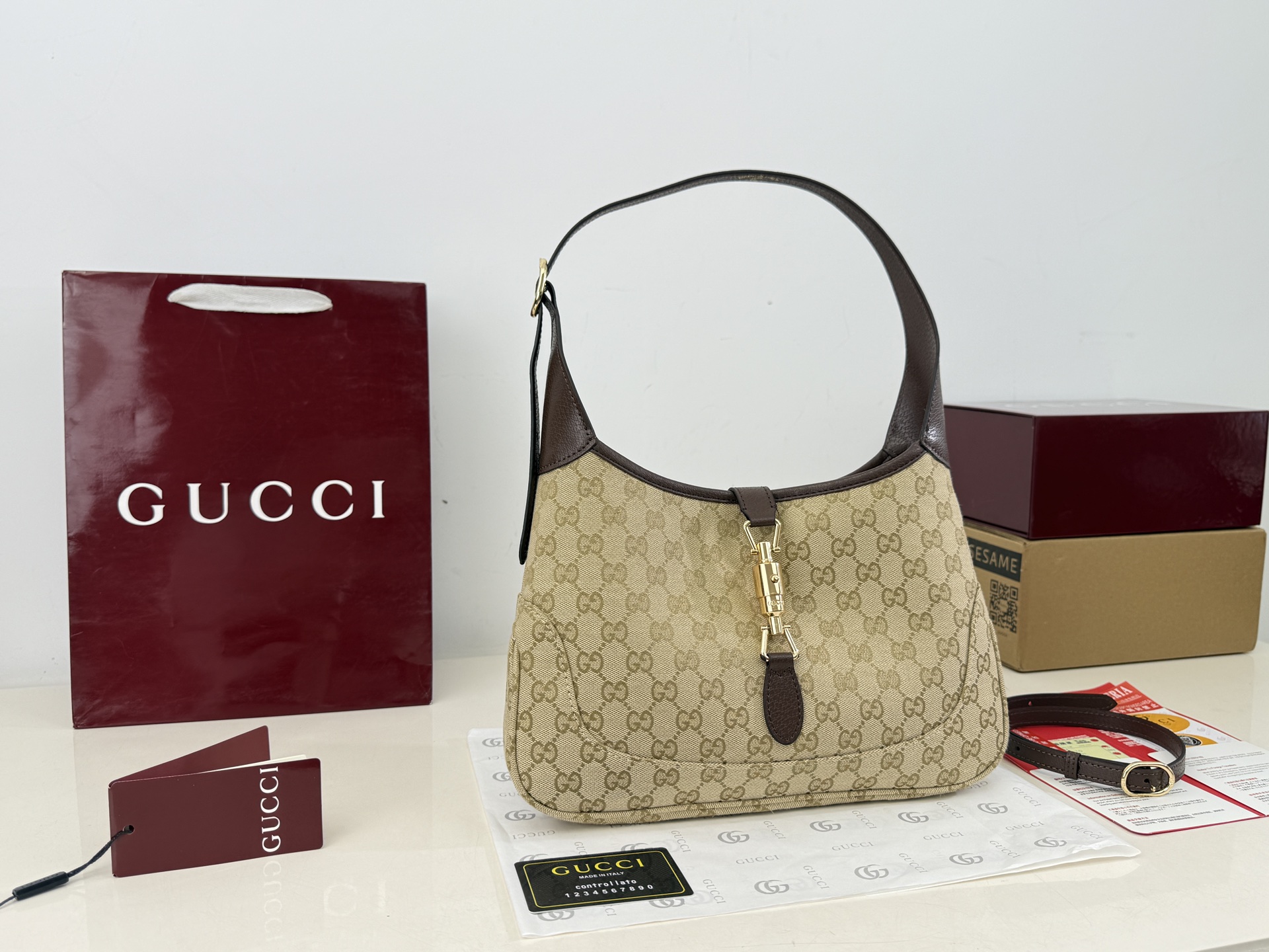 Gucci Jackie 1961 Shoulder Bag - Image 8